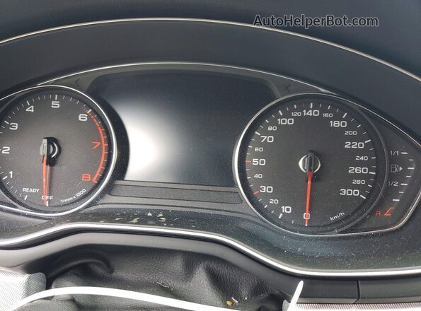 WAUBNAF41JN018745 2018 AUDI A4 Blue Widok zestawu wskaźników