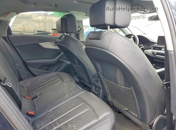 WAUBNAF41JN018745 2018 AUDI A4 Blue Widok tylnych siedzeń