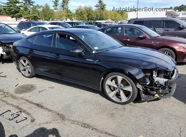 WAUBNCF55LA007004 2020 AUDI A5 Black Передня права чверть