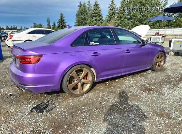 WAUC4AF49KA074139 2019 AUDI S4 Фиолетовый Задняя правая четверть
