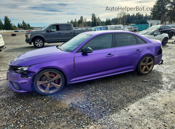 WAUC4AF49KA074139 2019 AUDI S4 Фиолетовый Передняя левая четверть