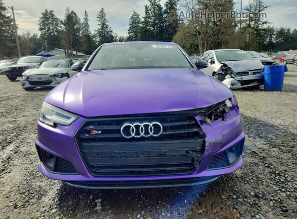WAUC4AF49KA074139 2019 AUDI S4 Фиолетовый Вид спереди