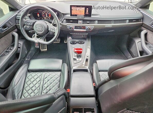 WAUC4CF55KA080573 2019 AUDI S5 Black Dashboard view