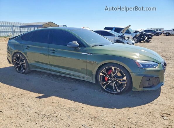 WAUC4CF55MA049066 2021 AUDI S5 Зеленый Передняя правая четверть