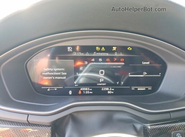 WAUC4CF55MA049066 2021 AUDI S5 Зеленый Вид щитка приборов