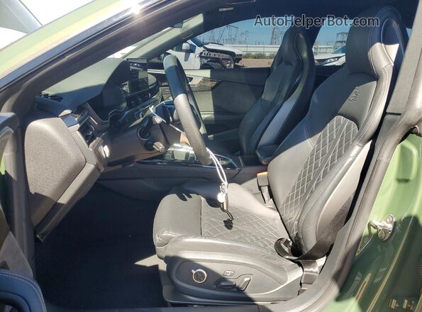 WAUC4CF55MA049066 2021 AUDI S5 Зеленый Вид салона спереди