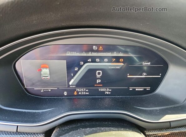 WAUC4CF56LA001154 2020 AUDI S5 Серый Вид щитка приборов
