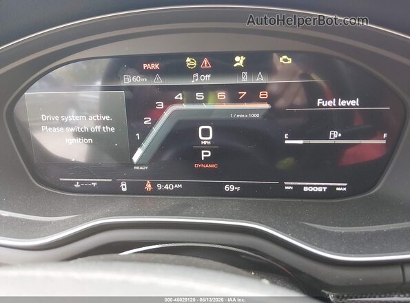 WAUC4CF58NA039746 2022 AUDI S5 Gray Հետևի նստատեղերի տեսք