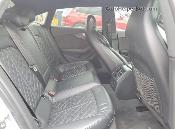 WAUC4CF5XJA072189 2018 AUDI S5 Silver Rear seats view