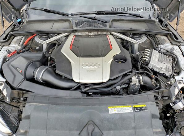 WAUC4CF5XJA072189 2018 AUDI S5 Silver Rear interior view