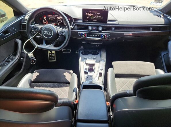 WAUC4CF5XKA086319 2019 AUDI S5 White Առջևի վահանակի տեսք
