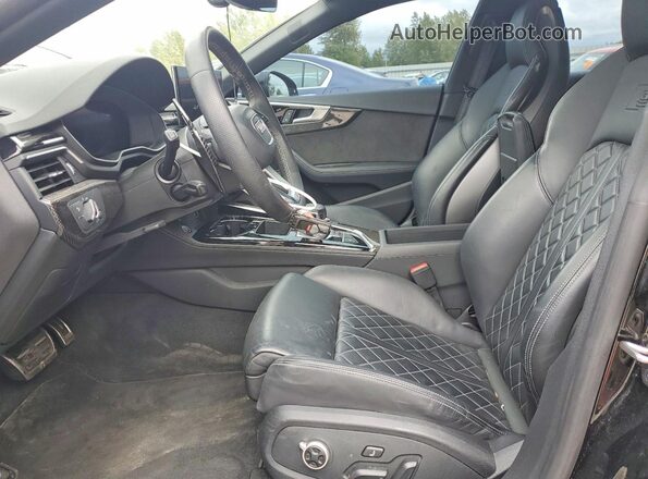 WAUC4CF5XMA063108 2021 AUDI S5 Black Widok wnętrza z przodu