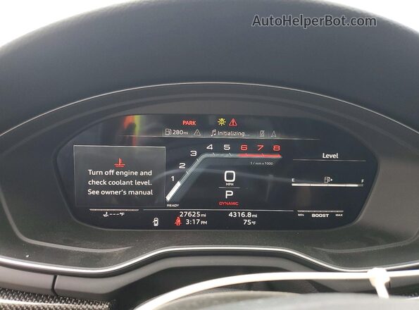 WAUC4CF5XMA063108 2021 AUDI S5 Black Widok zestawu wskaźników