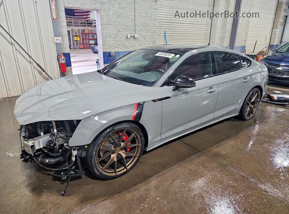 WAUC4CF5XNA011978 2022 AUDI S5 Gray წინა მარცხენა ხედი სამი მეოთხედიდან