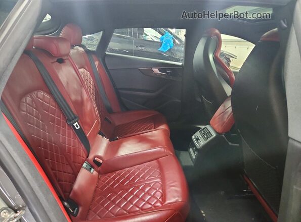 WAUC4CF5XNA011978 2022 AUDI S5 Gray უკანა სავარძლების ხედი