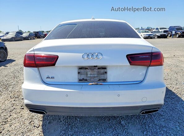 WAUC8AFC8JN024206 2018 AUDI A6 White Вид ззаду