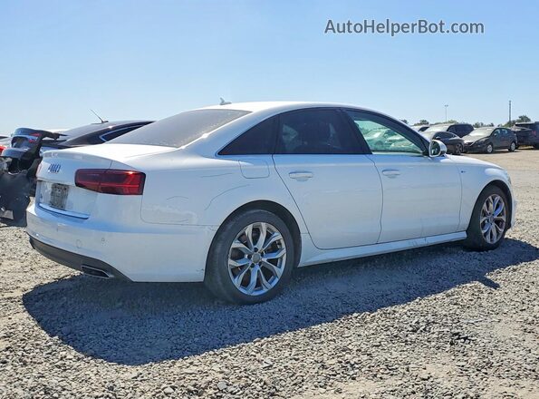 WAUC8AFC8JN024206 2018 AUDI A6 White Задня права чверть