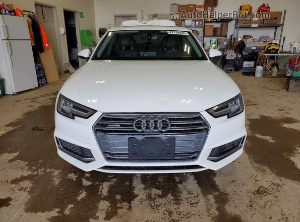 WAUCNAF42KA007895 2019 AUDI A4 White Widok z przodu