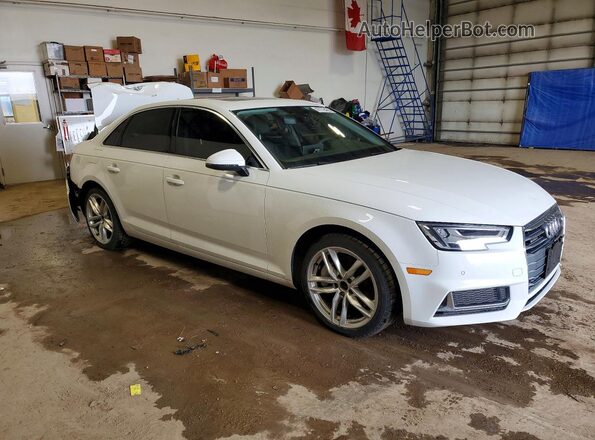 WAUCNAF42KA007895 2019 AUDI A4 White Przód prawy