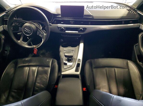 WAUCNAF42KA007895 2019 AUDI A4 White Widok deski rozdzielczej