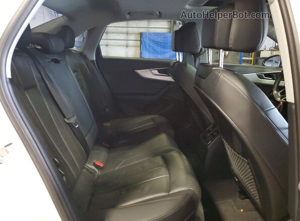 WAUCNAF42KA007895 2019 AUDI A4 White Widok tylnych siedzeń