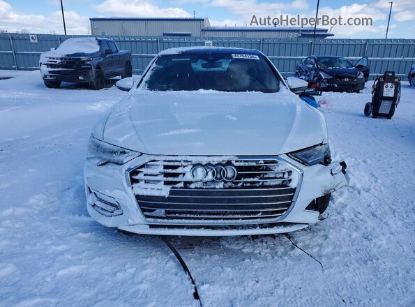 WAUD2AF28KN072903 2019 AUDI A6 White Դիմացի տեսք