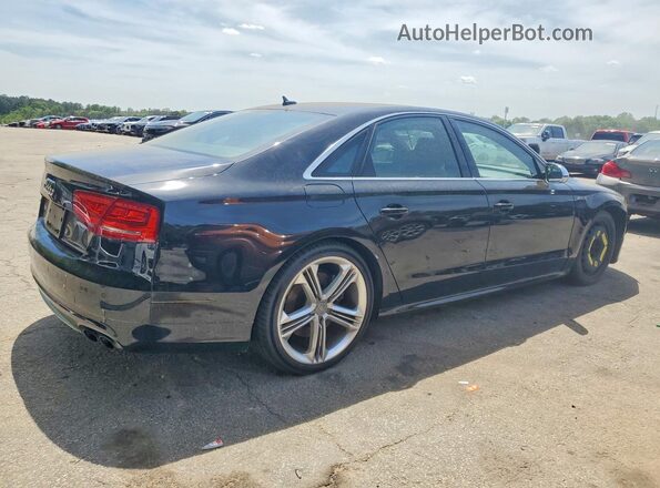 WAUD2AFD2DN020235 2013 AUDI S8 Black Tył prawy