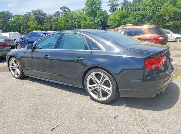 WAUD2AFD2DN020235 2013 AUDI S8 Black Tył lewy