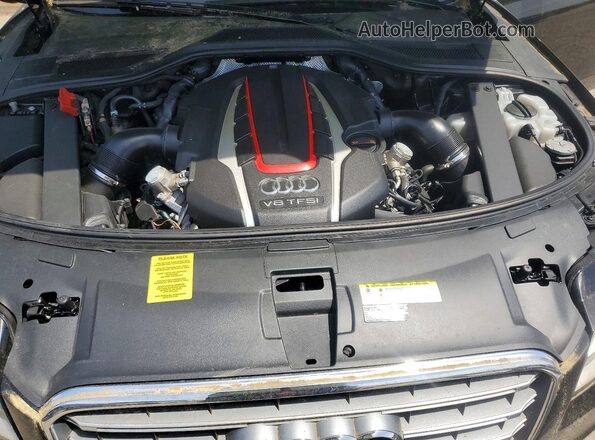 WAUD2AFD2DN020235 2013 AUDI S8 Black Widok wnętrza z tyłu
