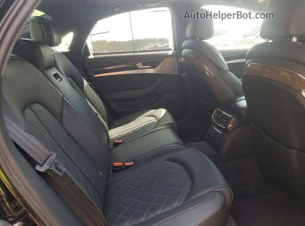 WAUD2AFD2DN020235 2013 AUDI S8 Black Widok tylnych siedzeń