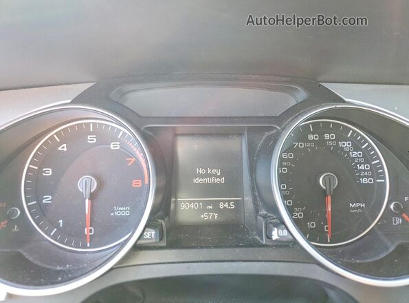 WAUD2AFH4GN001466 2016 AUDI OTHER Серебряный Вид щитка приборов