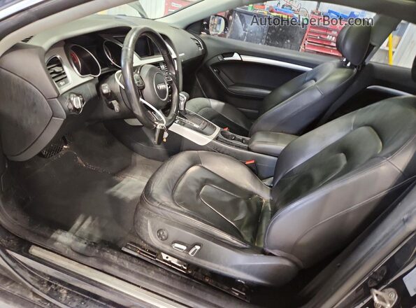 WAUD2AFR3GA003032 2016 AUDI A5 Black წინა სალონის ხედი