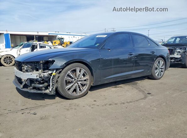 WAUD3BF2XNN058587 2022 AUDI A6 Черный Передняя левая четверть