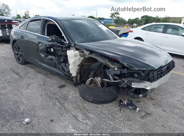 WAUD8AF21LN071561 2020 AUDI A6 Black Передня права чверть