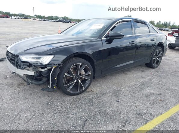 WAUD8AF21LN071561 2020 AUDI A6 Black Передня ліва чверть
