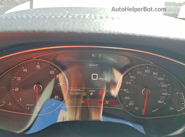 WAUD8AF22LN003754 2020 AUDI OTHER Blue Widok zestawu wskaźników