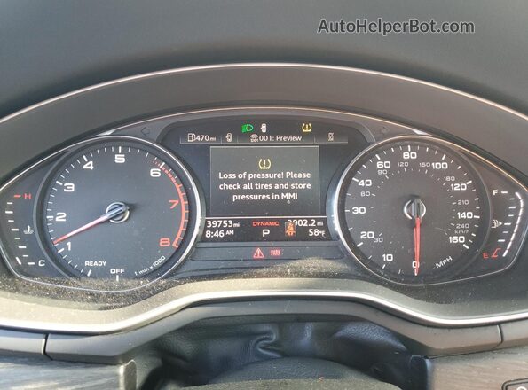 WAUDAAF40PN001609 2023 AUDI A4 Белый Вид щитка приборов