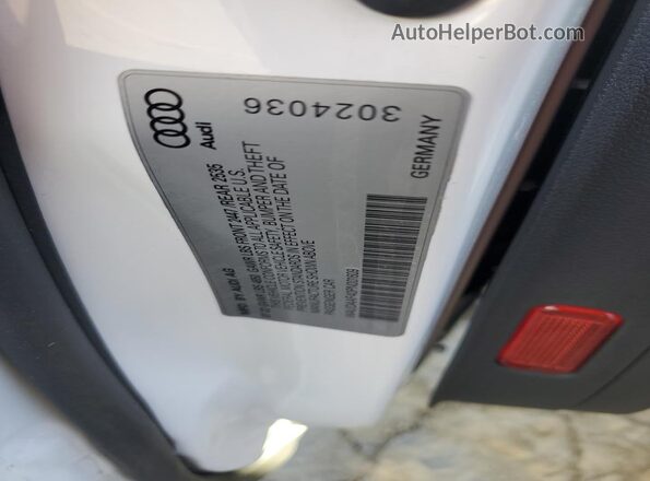 WAUDAAF40PN001609 2023 AUDI A4 Белый Вид подкапотного пространства
