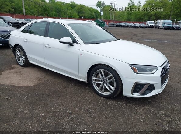 WAUDAAF42NN005173 2022 AUDI A4 White Przód prawy