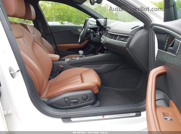 WAUDAAF42NN005173 2022 AUDI A4 White Widok wnętrza z przodu