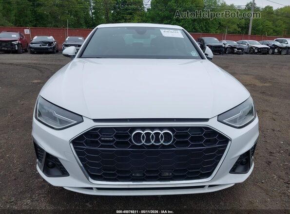 WAUDAAF42NN005173 2022 AUDI A4 White Widok zestawu wskaźników
