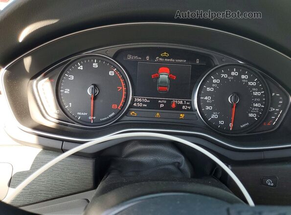 WAUDAAF46MA024637 2021 AUDI A4 Синий Вид щитка приборов