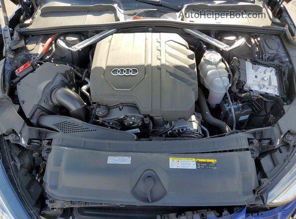 WAUDAAF46MA024637 2021 AUDI A4 Синий Вид задней части салона