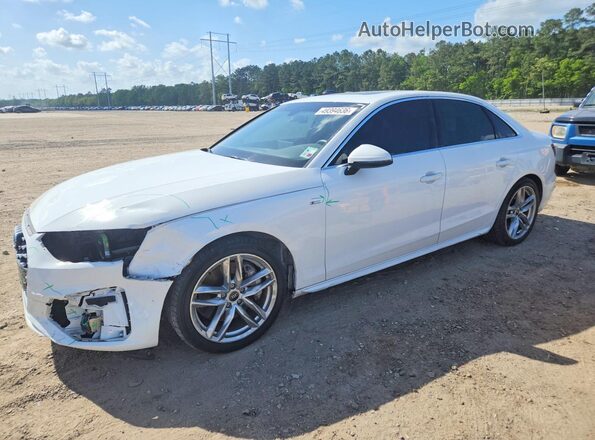 WAUDAAF4XPN022032 2023 AUDI A4 Белый Передняя левая четверть
