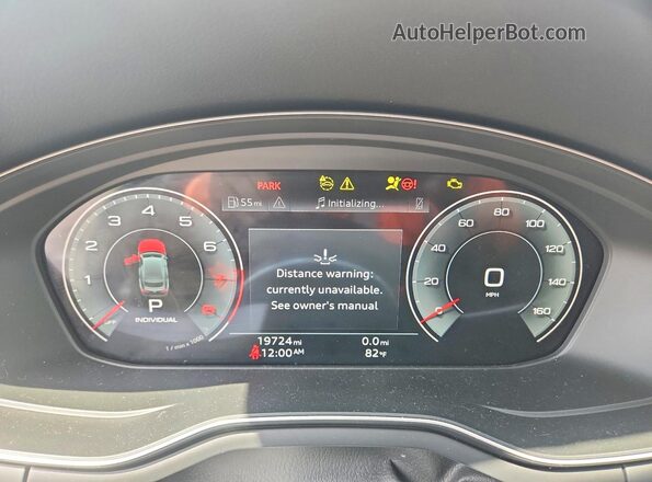 WAUDACF52SA015998 2025 AUDI A5 Серый Вид щитка приборов