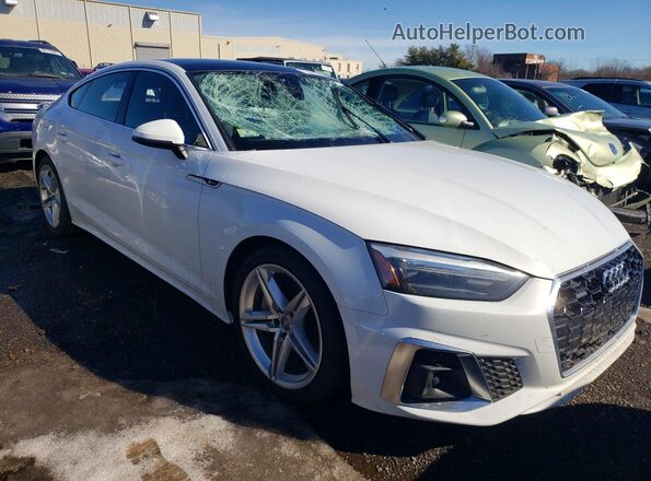 WAUDACF53MA039102 2021 AUDI A5 White წინა მარჯვენა