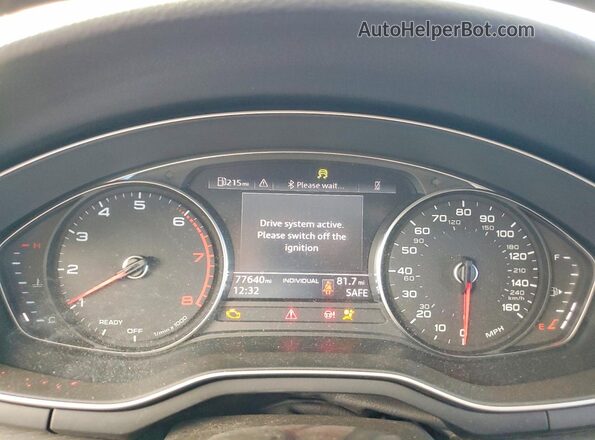 WAUDACF53MA059429 2021 AUDI A5 White Instrument cluster view