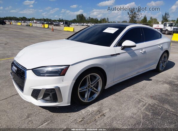 WAUDACF55MA059366 2021 AUDI OTHER Белый Передняя левая четверть