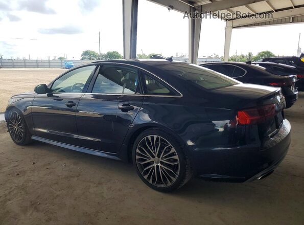 WAUDFAFCXGN096477 2016 AUDI A6 Blue Задня ліва чверть