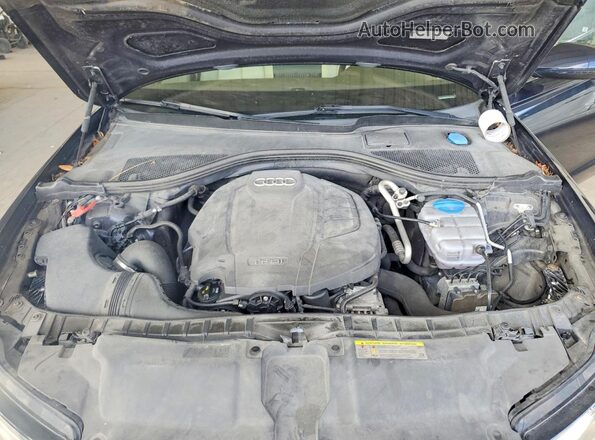 WAUDFAFCXGN096477 2016 AUDI A6 Blue Вид задньої частини салону